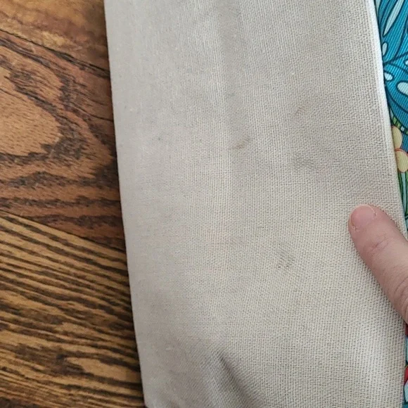 Large canvas tropical print tote bag NWT - Picture 7 of 8